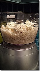 Cauliflower cous cous processor